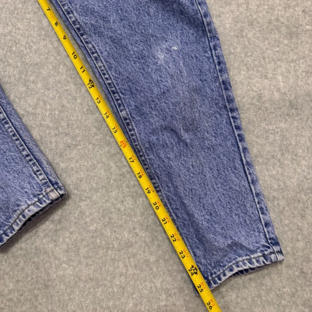 Vintage Lee Riders‎ High Waisted Mom Jeans Acid Wash Blue Tapered Leg 24 Waist